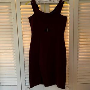 Parker Dress - Maroon